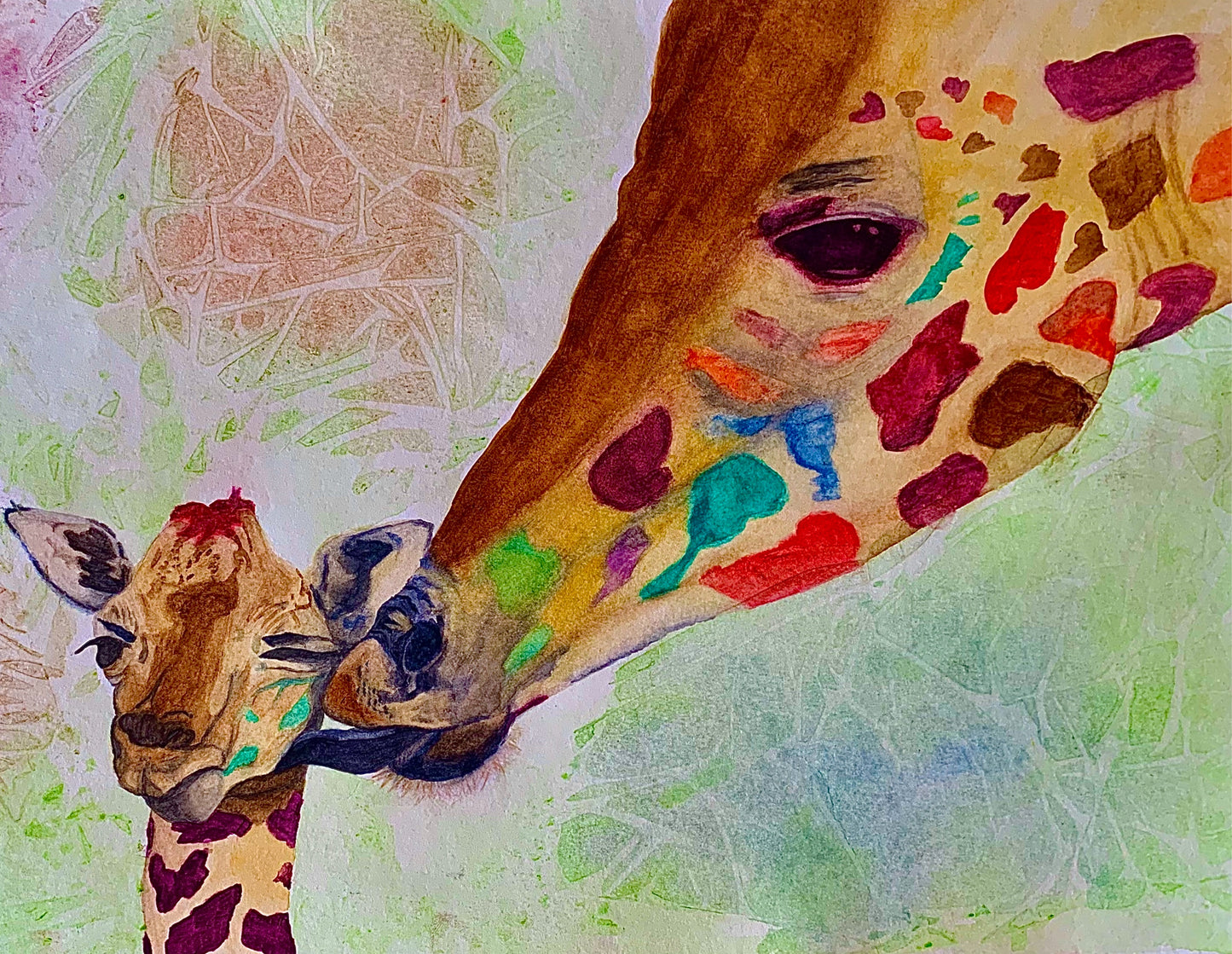 Motherly Kisses Premium Print