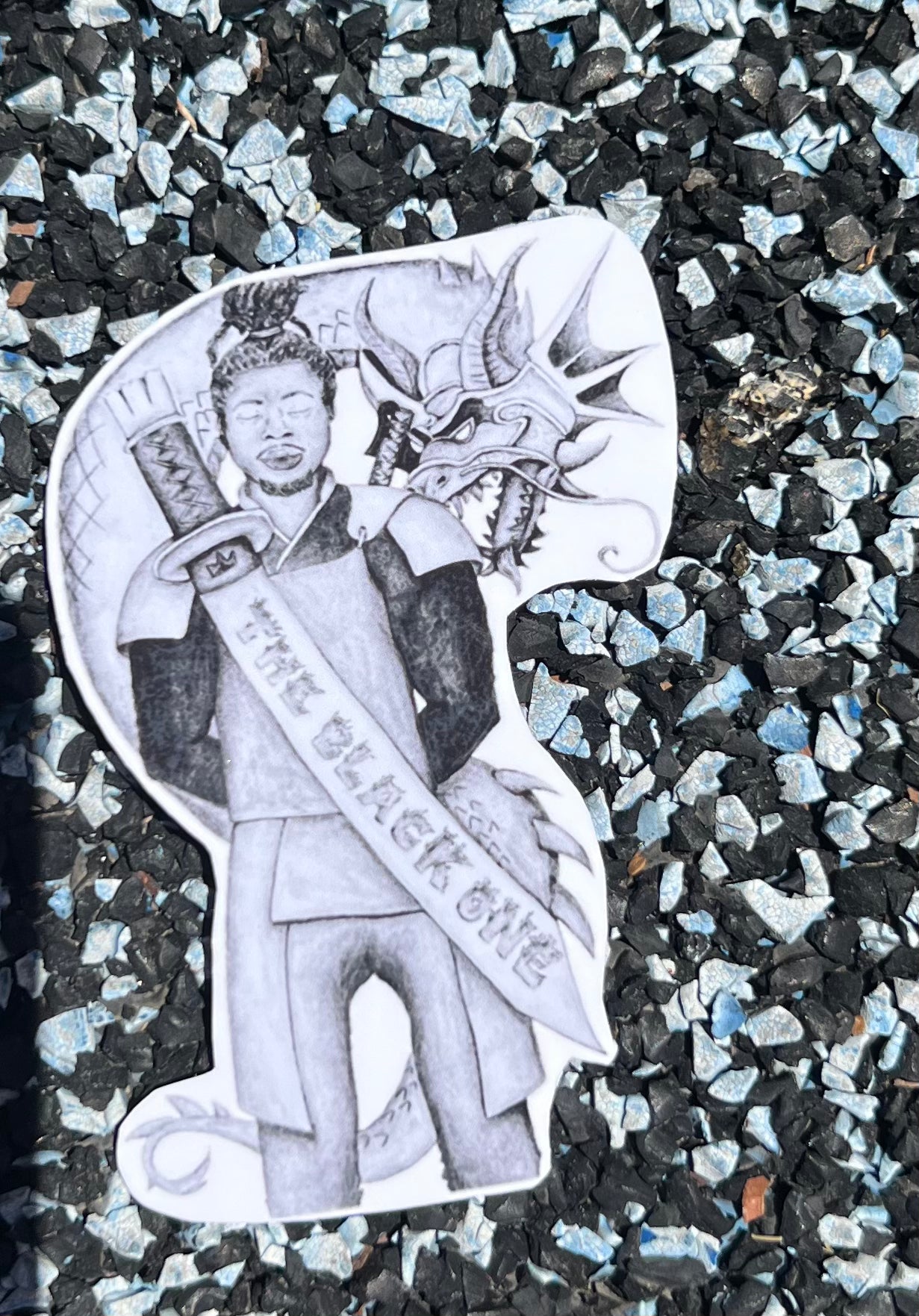 The Black One Sticker