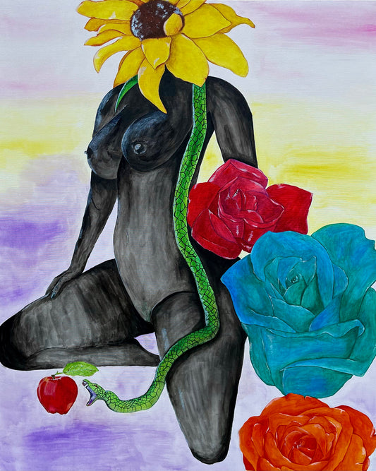 Eve in Eden Premium Print