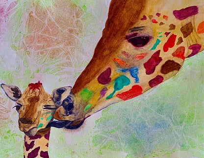 Motherly Kisses Premium Print