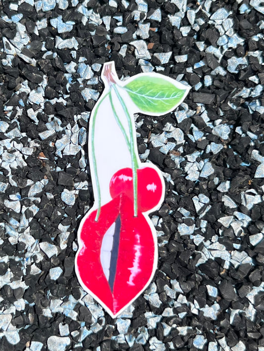 Cherry Lips Sticker